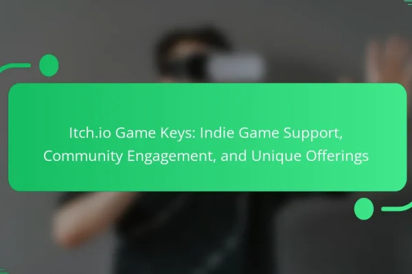 Itch.io Game Keys: Indie Game Support, Community Engagement, and Unique Offerings